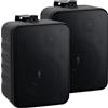 McGrey One Control BK MKIII Coppia Diffusori compatti per Installazione, Studio o HiFi - 10W RMS, woofer 4, Tweeter 0,5 - Supporti per Montaggio a Parete Inclusi - Nero