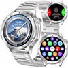 TAYSHILEY Smart Watch da uomo, GPS, sportivo, da uomo, schermo HD da 1,54 pollici, impermeabile IP67, rispondere/effettuare chiamate, cardiofrequenzimetro, monitoraggio del sonno, fitness tracker, compatibile