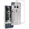 REY Pack 3X Cover in Gel TPU Trasparente per Nothing Phone 2A, Ultra Sottile 0,33 mm, Morbido Flessibile, Custodia Silicone