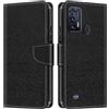 Shantime Custodia Portafoglio in Pelle Compatibile con Oukitel C31 Pro, Cover Colorata Flip con Portacarte, Chiusura Magnetica Protettiva(Nero)