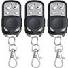 SMCEHEYA Telecomando universale per cancello elettrico da 433 mhz, clonazione universale, telecomando senza fili, per auto, garage, cancello, apriporta del garage, 3 pezzi