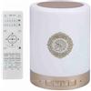Hztyyier Altoparlante portatile Bluetooth con LED Cambia colore Cambia telecomando Bluetooth Speaker Quran con 8G TF Card