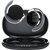 Osmond F2 - Cuffie wireless Bluetooth over-ear, per sport, con cancellazione del rumore, colore: nero