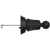 sodeber Supporto Grip Per Staffa Telefono Morsetto di Ricarica Supporto Auto Testa 17mm Presa Aria Gancio Clip Air Vent Clip Staffa Supporto