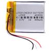 Liter energy battery Batteria a 3 cavi 403035 LiPo 3.7V 400mAh 1.48Wh 1S 5C Liter Energy Battery Ricaricabile con PCM termistore NTC Smartwatch Elettronica - Non adatto per Radiocomando 37x30x4mm (3P|400mAh|403035)