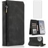 Asuwish Custodia per Oneplus 12 XKLLPT UK1, colore: nero