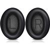 Conambo Bingle, cuscinetti di ricambio in schiuma per cuffie Bose Quiet comfort around-ear 15 QC15 QC25 QC35 Ae2 Ae2i Ae2w, cuscinetti e imbottiture interne in schiuma, 1 paio, colore nero