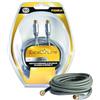 NVS Prolunga cavo antenna coassiale di alta qualità a bassa perdita doppia schermatura contatti gold rivestimento in cotone spina presa IEC 9,5 mm lunghezza 1,5 mt