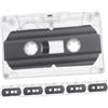 OSALADI 6pezzi Cassette Audio Vuote Registrabili Minuti Per Registrazione Di Nastro Per Messaggi e Auguri Con Custodia Rigida Trasparente Per Eventi Retro e Festività