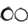 Generico Supporti Altoparlanti auto Adattatori casse acustiche Anteriori 165mm compatibili per Audi A3 8P Posteriori per Audi A4 8E B7 B6