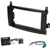 Audioproject A300-10 - Autoradio Set Mascherina 2 DIN Compatibile con Mercedes Benz Classe A W169 Classe B T245 Sprinter W906 Viano Vito W639 Sprinter W906 Adattatore Antenna Radio 2-DIN