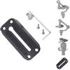 NICEYRIG Piastra a sgancio rapido tipo Arca, treppiede per fotocamera a sgancio rapido con vite 1/4-20, filettata 1/4 e antiscivolo per treppiede Arca/DJI DJI Ronin RS3/RS3Pro/RS2/RSC2/SC-550