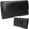 TECHGEAR Custodia a capsula: custodia orizzontale in pelle PU con clip da cintura e passante per Motorola Moto G9, G9 Play, G60, G50, G20, Edge 20, E7i Power, G30, G10, E7, G8 Power Lite