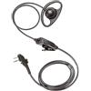 Generic Auricolare a forma di D compatibile con radio Midland G15Pro G18 HYT Hytera HYT210 PD405 PD505 TC-620 Walkie Talkie con microfono PTT a 2 pin con vite