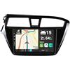 BXLIYER Android 15 IPS Autoradio Per Hyundai I20 (2014-2018) - 2G+64G - Senza fili CarPlay/Android Auto - GRATUITI Camera - DAB Volante WiFi Fast-Boot DSP Split-Screen Bluetooth - 9 Pollici 2 Din