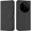 Verco Custodia per Xiaomi 17 Ultra, a libro, a libro, con scomparto per carte di credito, funzione leggio, colore nero