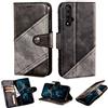Oujietong PT Custodia per Huawei Honor 20 YAL-L21 Custodia Flip in Pelle PU + Cover Case in Silicone Fissa Protezione 4