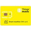 Things Mobile SIM Card per SMART MACHINE - Things Mobile - con copertura globale e rete multi-operatore GSM/2G/3G/4G LTE, senza costi fissi, senza scadenza e tariffe competitive con 10€ di credito incluso
