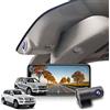 Fitcamx Dashcam auto posteriore anteriore adatto per Mercedes - Benz GL 350 450 550 2013-2016 X166, ML 250 350 400 550 2012-2015 W166 (Modello 6008), OEM Dashcam 4k UHD 2160p + 1080p WiFi, 128GB Card