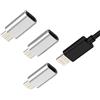 HOYULLI Adattatore Micro USB maschio a Lightning Female (3 pezzi) per iPhone per cavo iPad, convertitore Android, connettore di ricarica Plug Accesorios dati compatibile con Samsung Galaxy S6 S7edge+ Active