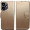 KEJI Cover Custodia per Honor 400 5G, Cover Custodia Libro in Pelle Portafoglio con Supporto Flip Caso Supporto Stand Chiusura Magnetica Honor 400, Elegante (ORO)