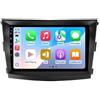 Generic 9 Pollice Auto Touch Screen Android 13 2 DIN Lettore multimedialeauto per SSANGYONG Tivolan/Tivoli 2015-2019 con Connettività BT e WiFi/Sistema DSP integrato/Navigazione GPS/Telecamera Posteriore(M60