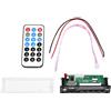 Socobeta Scheda di decodifica MP3 WMA DC12V Modulo scheda di decodifica audio Bluetooth senza fili USB SD Radio FM con telecomando