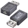 Oiyagai 2 Pack Adattatore USB 2.0 A Femmina a USB Micro Femmina Converter