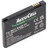 AccuCell Batteria compatibile con Motorola V3 Razr, PEBL SNN5696, BA700, 900 mAh