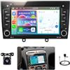 Fuluku Autoradio Android 8 Core 4+64G per Peugeot 408 2010-2024 Carplay Wireless&Android Auto&Mirrorlink, Stereo Auto con 7''Touch Screen con Bluetooth 5.0/GPS/Telecamera Posteriore/FM/Wifi/SWC/32EQ