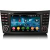 GONFEN Autoradio Android 16 per Mercedes BENZ E/CLS-Classe W211 W219 Navigatore 4GB+64GB 8 Core GPS Supporto senza fili CarPlay Android Auto 4G LTE WiFi USB CD Bluetooth 5.0 DSP DAB+ AM/FM 7 IPS Touchscreen