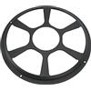 Bnineteenteam Copertura Decorativa Dell'altoparlante Audio, Protezione della Copertura Dell'altoparlante Dell'autoradio Rivestimento Dell'altoparlante della Porta Sub Woofer Griglia Decorativa Nera(12in/30.48cm) P