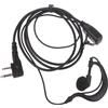 Mllepjdh Auricolare professionale per radio bidirezionali, trasmissione del suono chiara e facile da usare per ICV8 V80 V80E V82 V85 F402 auricolare auricolare curato per radio bidirezionali 2 pin auricolare
