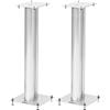 Norstone Stylum 3 Stand per Diffusori, 80 cm, Bianco