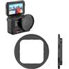 Generico Per Insta360 Ace Pro 2 staffa portafiltri, telaio protettivo portafiltri in metallo compatibile con filtri da 49 mm, per Insta360 Ace Pro 2 accessori portafiltri per obiettivi