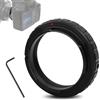 Astromania Adattatore fotografico M42 T2 per telescopio ad anello a T per astrofotografia, accessori per fotocamera telescopio in metallo compatibile con fotocamere Pentax-K SLR/DSLR da 42 mm e