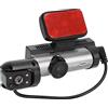 Aeun Videoregistratore di Guida Auto Dash Cam Rotazione a 360 Gradi Obiettivo IR Rilevazione del Movimento Visione Notturna 3,16 Pollici per la Sicurezza di Guida