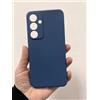Emporio cover Cover Silicone Liquido per Samsung Galaxy S24FE 5G, Custodia TPU Soft Gel Gomma Ultra Sottile Case, Fodera in Morbida Microfibra Antiurto Custodia (Blu)