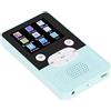 Luqeeg Lettori MP3 MP4, Lettore Musicale Bluetooth, Registratore Vocale Digitale con Schermo a Colori da 1,8 Pollici, Suono Senza Perdita di Dati, Supporto per Libro Elettronico(Blu + 4 GB)