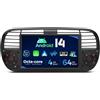 XTRONS AUTORADIO GPS XTRONS PX7450FBL PER FIAT 500 2007-2015 Android 14 Wi-Fi Carplay Android Auto
