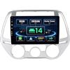 BXLIYER SXAUTO ¦ 8G+256G ¦ Android 14 IPS Autoradio Per Hyundai I20 (2012-2014) - Senza fili Carplay & Android Auto - LED Camera + MIC - DAB Fast-boot Volante 360-CAM DSP AHD WIFI -2 Din 9 Pollici