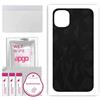 apgo BACK SKIN Film Pellicola protettiva Protezione Posteriore per Apple iPhone 11, skin sticker film foil vinyl Camo Nero