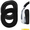 Geekria Cuscinetti auricolari di ricambio in gel rinfrescante sportivi compatibili con cuffie Turtle Beach Stealth 700 Gen 3, cuscinetti auricolari (nero)