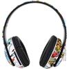 KIMISS Auricolare Wireless per Sport e Musica, Cuffie per Over-ear Design Graffiti con Bassi Profondi e Riduzione del Rumore
