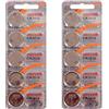 Maxell 10 batterie bottone litio cr2016
