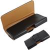 ebestStar - Custodia per iPhone 6 6S Apple, Cover Protezione Clip Cintura, Copertina Libro Portafoglio Pelle PU, Nero
