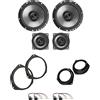 IPNOSIS Kit 4 Casse AXTON AE165 + AE100 per Alfa Romeo Mito dal 2008 in poi con 2 Supporti Anteriori, 2 Supporti Posteriori e 4 Connettori