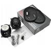 Generico KIT SET PER EXCALIBUR X462 2 altoparlanti coassiali a 2 vie 4 x 6 15,2 x 9,8 cm 152 x 98 mm, 40 watt rms 350 watt max, 4 ohm, 86 db, sospensione in gomma, a coppia + griglie e cavi omaggio