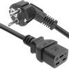 BEMATIK.COM BeMatik - Cavo elettrico 3x1.5mm² IEC60320 C19-femmina a Schuko-maschio 1.8m