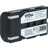 vhbw batteria compatibile con Samsung VP-DC161, VP-D6550, VP-D653, VP-D651, VP-D455i, VP-D455, VP-D454 videocamera camcorder (600mAh, 7,2V, Li-Ion)